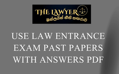 Law Entrance Exam Past Papers