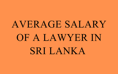 Average Salary of a Lawyer in Sri Lanka
