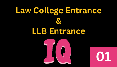 Law College and LLB Entrance IQ Questions with Answers 01