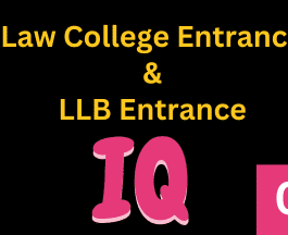 Law College and LLB Entrance IQ Questions with Answers 08